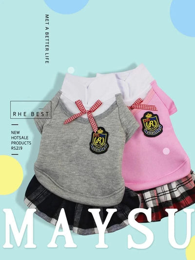 Couple Pet Dog Clothes Pet Uniform Clothing for Small Medium Dogs Costume Chihuahua Puppy Pet Shirt Clothes for Dogs Ropa Perro
