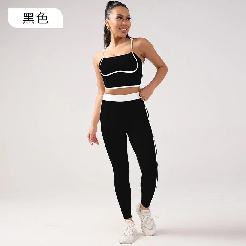 European and American New Nude Breathable Back Sports Bra for Women Shock Resistant Gathering Shaping Fitness Fashion Yoga Bra
