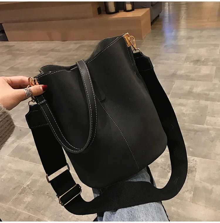 Designer Handbags Ladies Bucket Bag PU Leather Shoulder Large Capacity Crossbody Bags for Women High Quality New Tote Bag