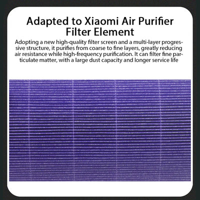 Air Filter For Xiaomi Air Purifier Pro/1/2/3/2H/2C/2S/3H/3C Filter Carbon Haze Anti Bacteria Formaldehyde Filter Air Purifier