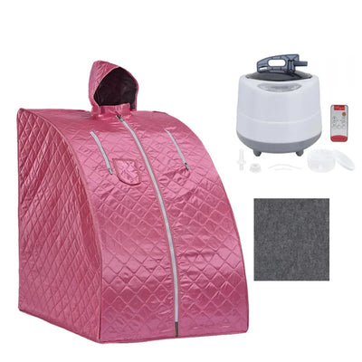 Portable Steam Sauna Beneficial Skin 2.0L Steamer Pot 1000W Slimming Bath SPA Strong Stainless Steel Bracket Sauna Room