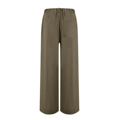 Women's Wide Leg Pants High Elastic Waisted In The Back Business Work Trousers Long Casual Pants Pants for Women Women’s Pants