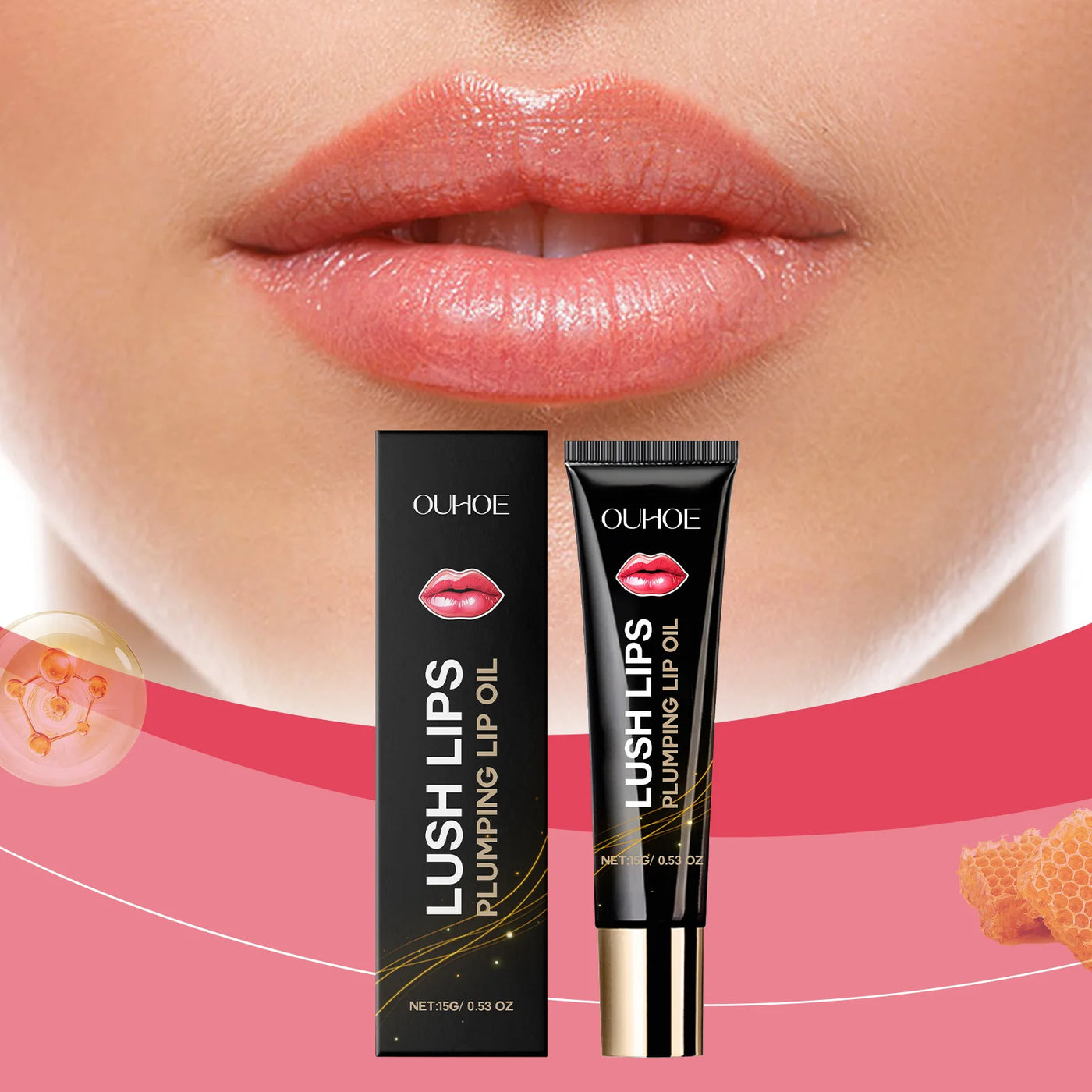 Lip Plumper Oil Instantly Volumising Increase Lip Elasticity Long-lasting Moisturize Lip Plumper Gloss Sexy Beauty Makeup