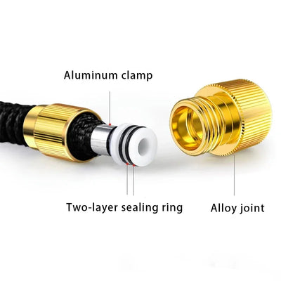 Garden Water Hose Reel Expandable Watering Hose High Pressure Flexible Car Wash Watering Garden Irrigation Magic Hose Pipe