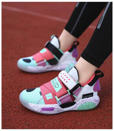 2025 New Children's Basketball Shoes For Boys Girls Non-slip Kids Sport Shoes Lightweight Outdoor Sneakers Trainers Footwear - Elanique