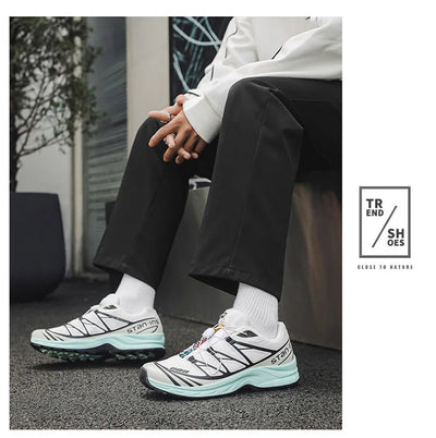 Athletic Shoes For Men Outdoor Hiking Boots New Product Fashion Men Casual Shoes Light Running Sneakers Breathable Elastic Band