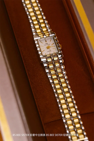 Luxury Ladies' Watch Retro Elegant Gold Silver Small Square Watch High Quality Watchchain Gift Watches For Women