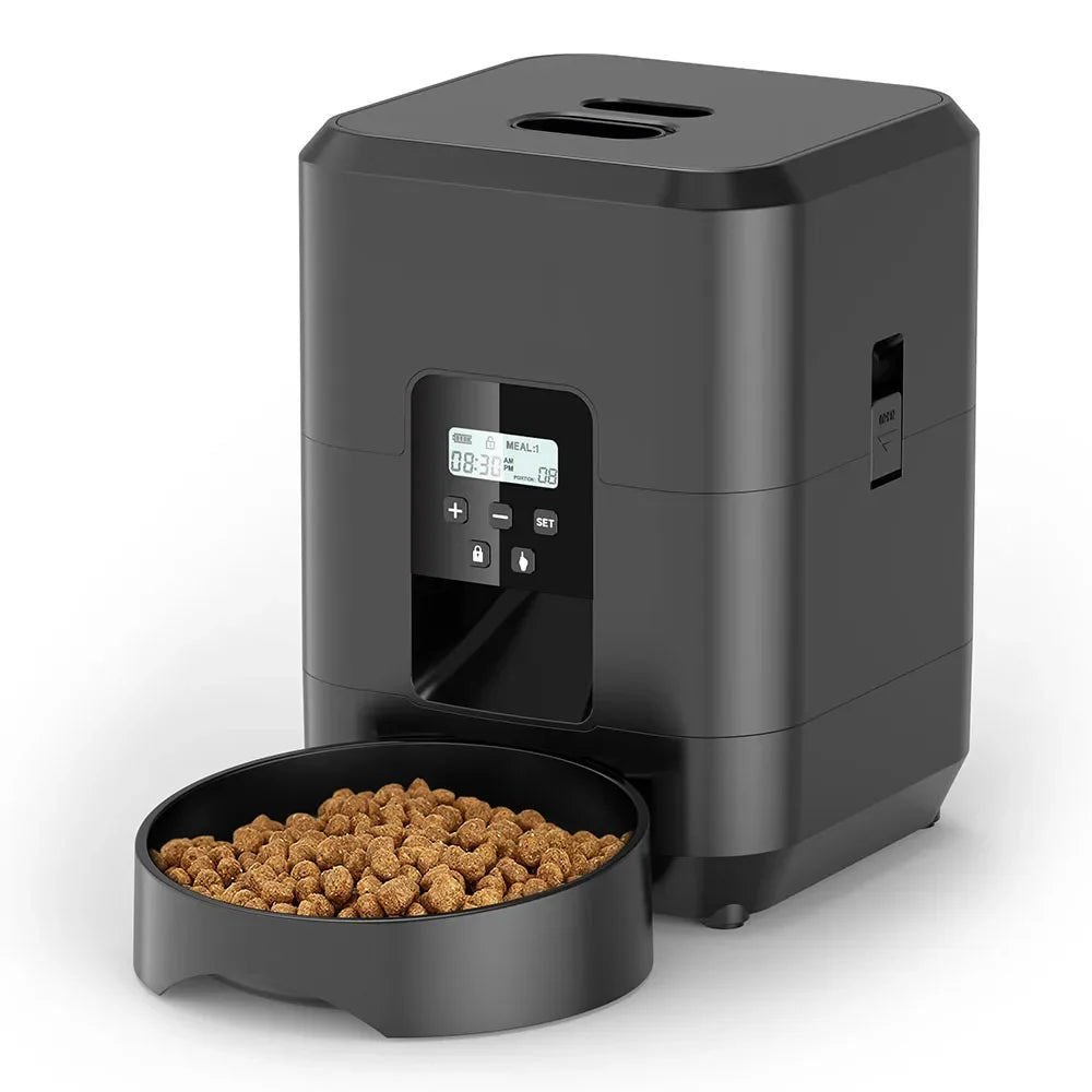 2L Automatic Pet Feeder Smart Food Dispenser For Cat And Dog Regular Quantitative Feeding With Record Feeding Bowl Pet Supplie