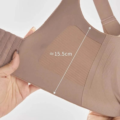 Maternity Bra Full Coverage Bralette for Large Bust Women Seamless Minimizer Bra with Wide Band Anti-Slip Adjustable Straps