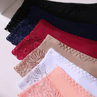 3 Pieces Women's Boxers Sexy Lace Seamless Female Underwear Perpective Panties for Women Boyshorts Fashion Boxer Briefs Lingerie