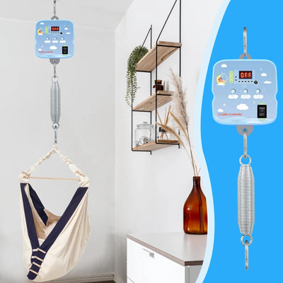 Babyschaukel-Controller Electric Baby Swing Controller,2 Spring,Remote Control, Motor Spring Bracket, Adjustable Timer, No Noise