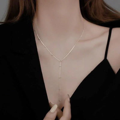 LATS New Luxury Colourful Long Tassel Necklace for Women Shiny Rhinestone Crystal Zircon Choker Bohemian Statement Jewelry Gifts