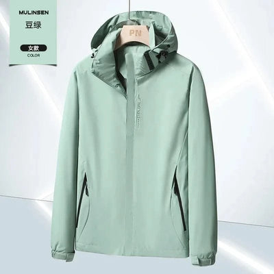 Waterproof Windbreaker Jackets For Women Men Camping Climbing Outdoor Hiking Coats Spring Autumn Unisex Outerwear