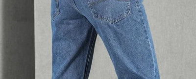 Jeans for Men Work Wear Male Cowboy Pants 2024 Fashion Trousers High Quality Original Classic Straight with Pockets New in Baggy