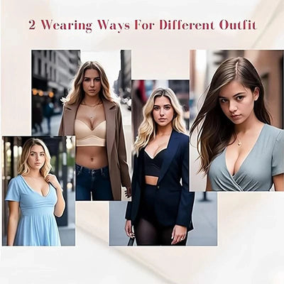 Dimmkof Full Back Coverage Push up Bras Women's Hide Back Fat Deep Cup Shapewear Fat Smoothing Uplift Underwire Bra For Big Bust