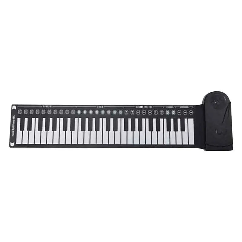 Roll Up Piano Keyboard Foldable Hand Roll Piano 49 Keys Hand Roll Piano For Beginners Kids Adults Educational Toys For Home