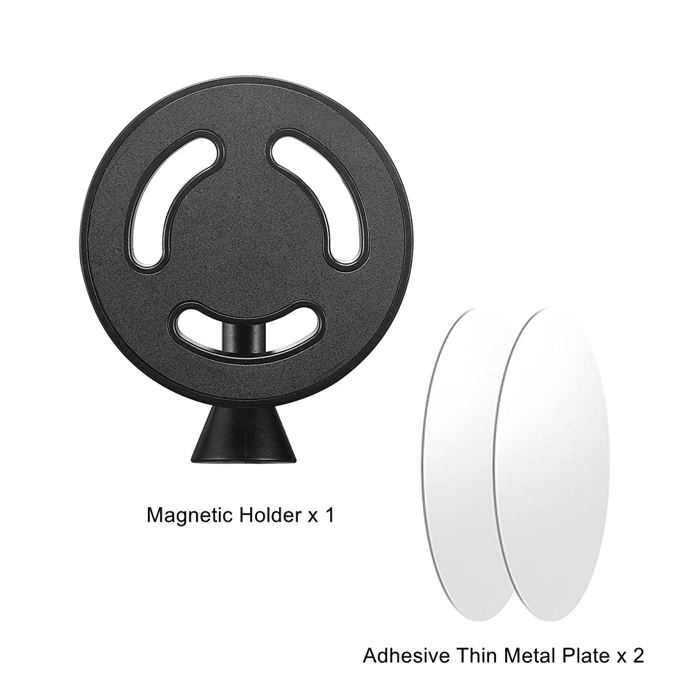Magnetic Phone Tripod Mount Adapter with 1/4"-20 Hole for MagSafe for iPhone 15 14 13 12 Plus Pro Max Magsafe Case, Selfie Stick