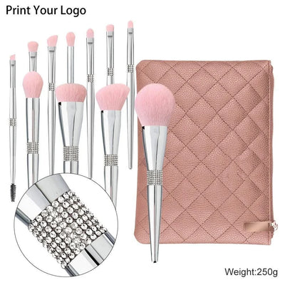 Makeup Brushes Set Private Label Pink Synthetic Hair Foundation Powder Contour Eyeshadow Make up Brushes