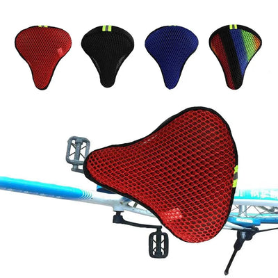 Accessories Honeycomb Design Breathable Saddles Bike Cushion Cover 3D Soft Cycling Cushion Bike Seat Cover Bicycle Saddle Cover