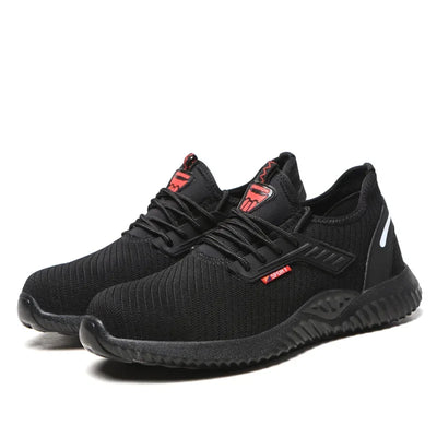 Men's Safety Shoes for Summer Are Breathable Wear-resistant Lightweight Puncture-resistant and Impact-resistant