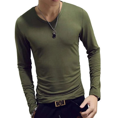Designer Solid  Long Sleeve T-Shirts Men| Sportswear |Tennis| Fitness| Slim Fit |Tees | Tops