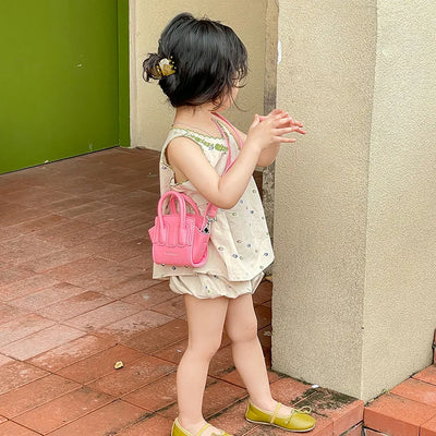 Designer Children's Handbag for Girl Messenger Bag Square Bag Kids Purses and Handbags Mini Crossbody Bag Coin Pouch for Girls