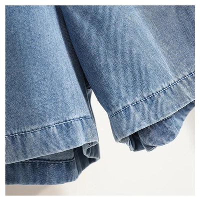 Plus Size Denim Shorts For Women 2024 Summer New Arrivals High Elastic Waist Soft Tencel Loose Blue Jeans Shorts Female Hot Sale