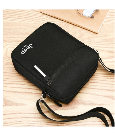 JEEP BULUO Men's Bags Crossbody Bag Messenger Waterproof Purse Nylon Zipper Shoulder Bag For Male Versatile Style
