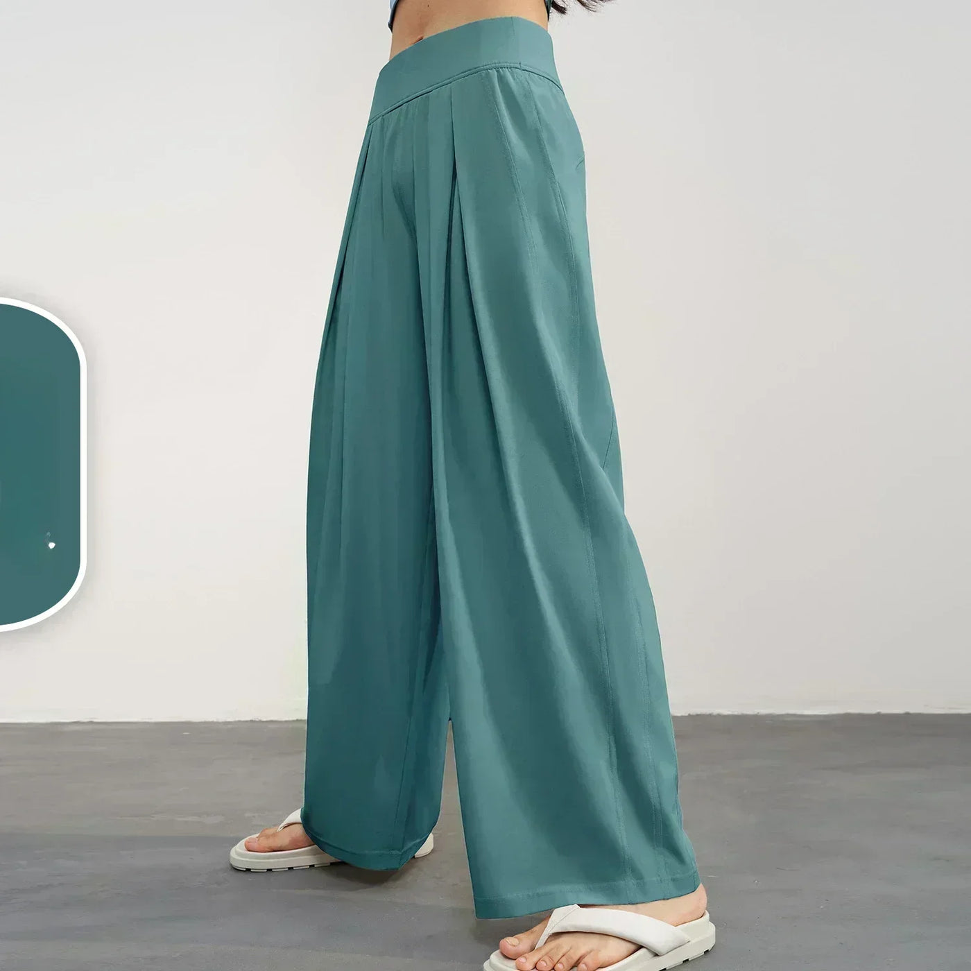 High-waisted wide-leg pants women summer new running yoga fitness pants
