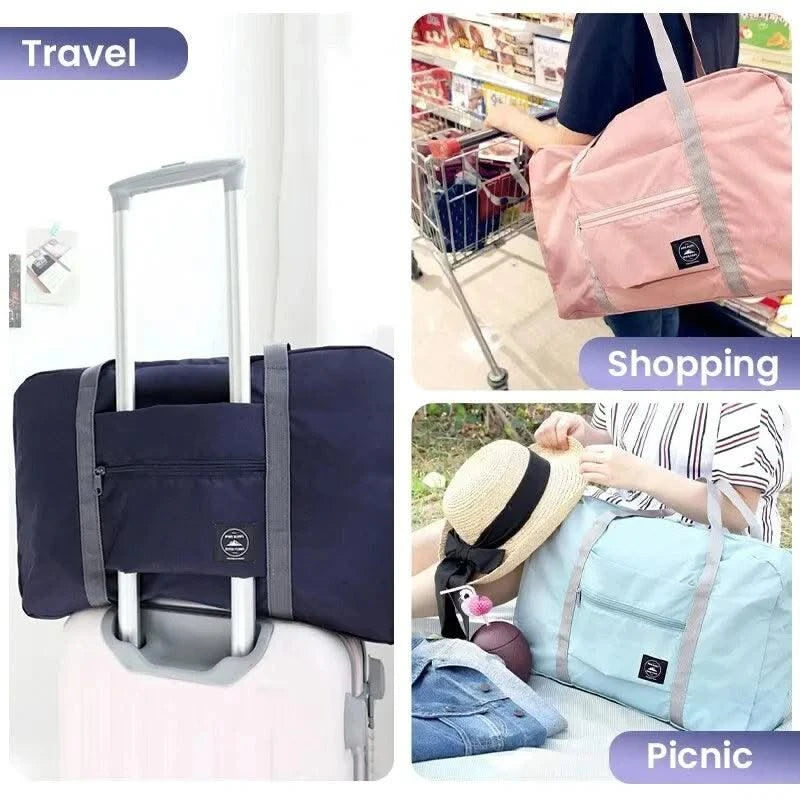 Foldable Travel Duffel Bag for Airlines or Women