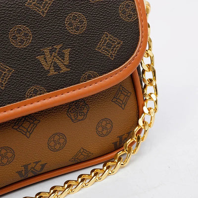 Designer Women's Leather Handbag - Elegant Crossbody Shoulder Messenger Bag Luxury Brand Tote Purse Stylish Ladies