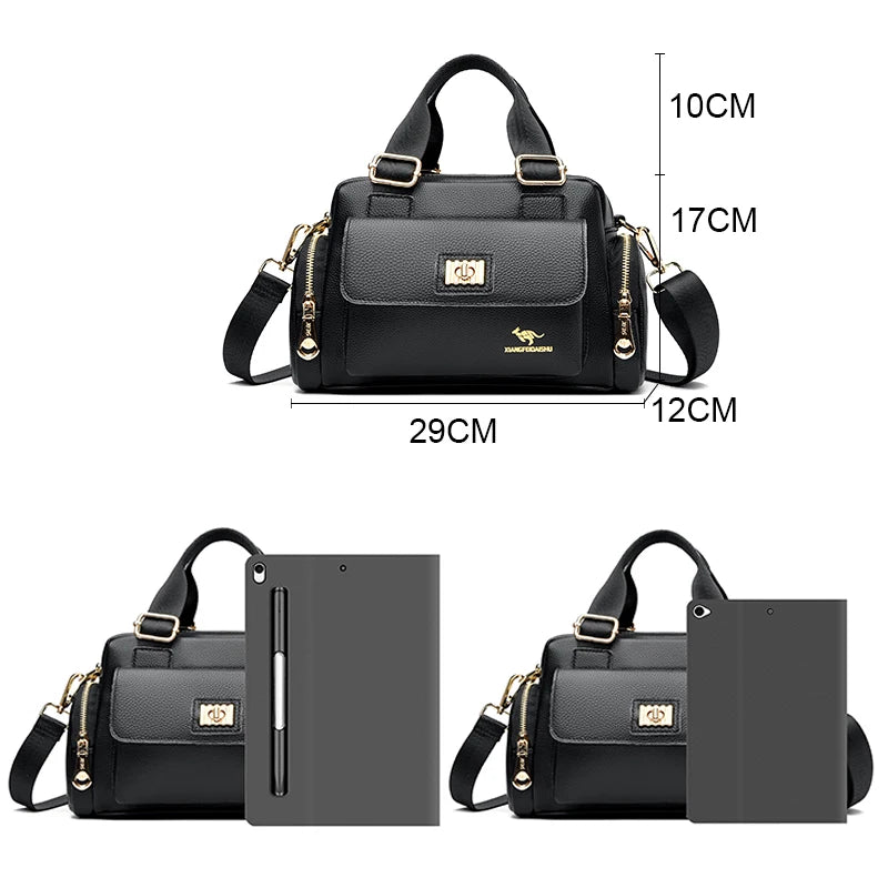 New Summer Fashion Women Designer Bag Leather Handbags PU Shoulder Bag Crossbody Shopping Bags For Women Luxury Lady Purse Sac