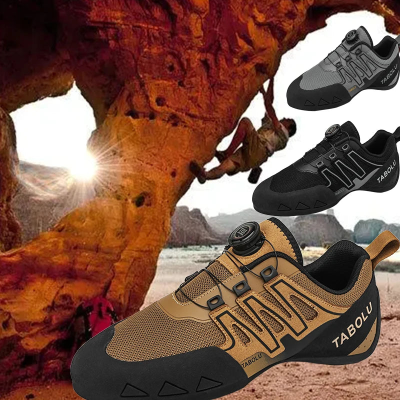 Professional Rock-Climbing Shoes Men Beginners Mesh Non-slip Rock-Climbing Bouldering Outdoor Climbing Training Sneakers 39-44#