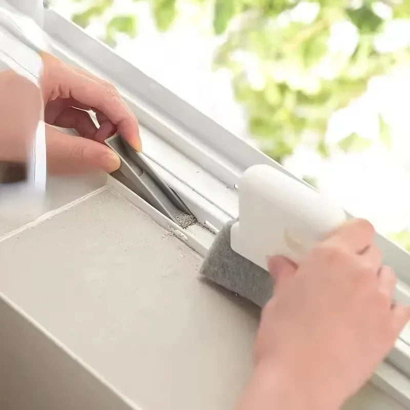 Window Cleaning Brush Windowsill Groove Deadend Cabinet Crevice Brush Removable Household Multifunctional Cleaning Tools
