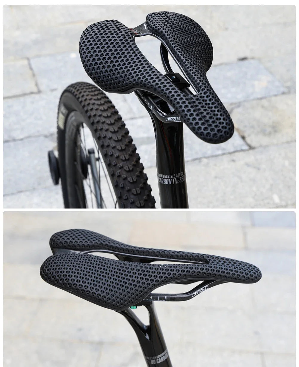 Racing Saddles Bicycle Seat RYET Ultralight 3D Printed Bike Saddle Carbon Saddle Mountain Road MTB Cushion Cycling Seating Parts