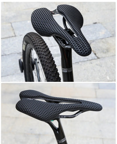 Racing Saddles Bicycle Seat RYET Ultralight 3D Printed Bike Saddle Carbon Saddle Mountain Road MTB Cushion Cycling Seating Parts