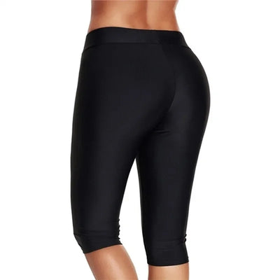 Women's Leggings High Waisted Capri Leggings No Pockets For Women Yoga Pants Workout Capri Pants