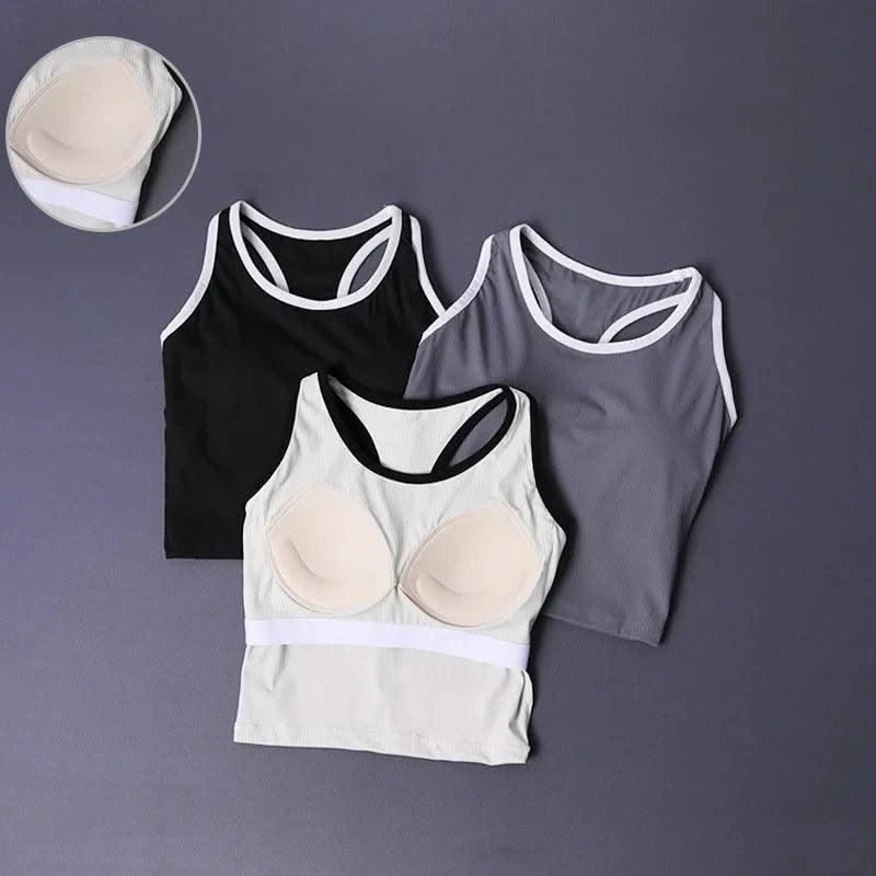 Sports vest for women 2025 new style bra fitness clothes running underwear fitness sports bra yoga clothes for women