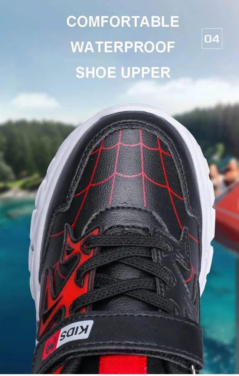 Children Boys Shoes School Sports Fashion Leather For Kids Tennis Casual Sneakers Children's Boy Running 7-12 Years Walking Shoe