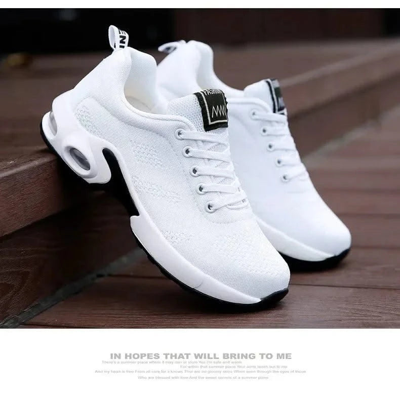 Sports Shoes for Women Spring White Breathable Casual Sneakers Summer Breathable Air Cushion Running Zapatillas Mujer Girl Shoes