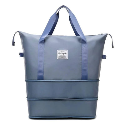 Travel Bag Women Shoulder Bag Quality Casual Handbag Double Zipper Expansion