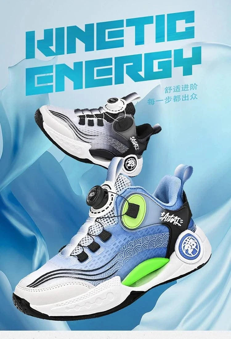 Children Basketball Shoes Boys Sneaker 2025 New Luxury Tennis Shoes 4 To 12 Years Breathable Non-slipp Sports Shoes for Boy
