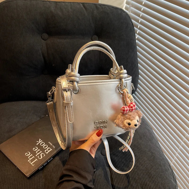 2025 Unique Women's Handbag Designer Shoulder Purse Minimalist Bucket & Square Bag Versatile Crossbody for Work