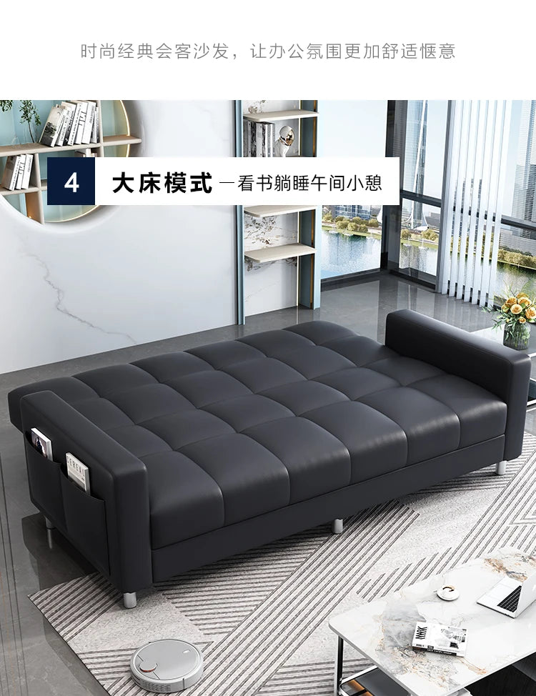 Black Living Room Sofa Bed Foldable Sectional Corner Modern Sofa Designer Elegant Muebles Para Habitacion Home Furniture