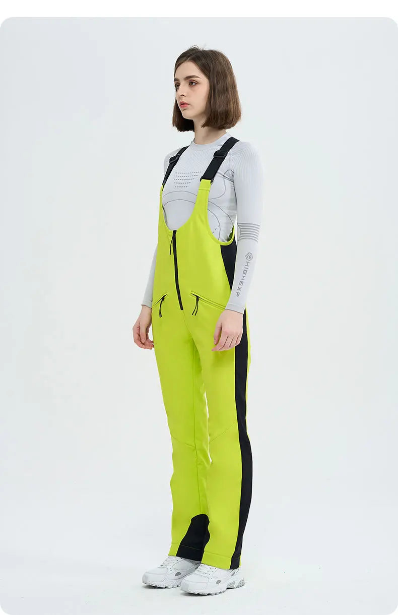 HIGH EXPERIENCE Ski Pants for Women Waterproof Camping Hiking Outdoor Thick Warm Skiing Snowboarding Winter Ski overalls