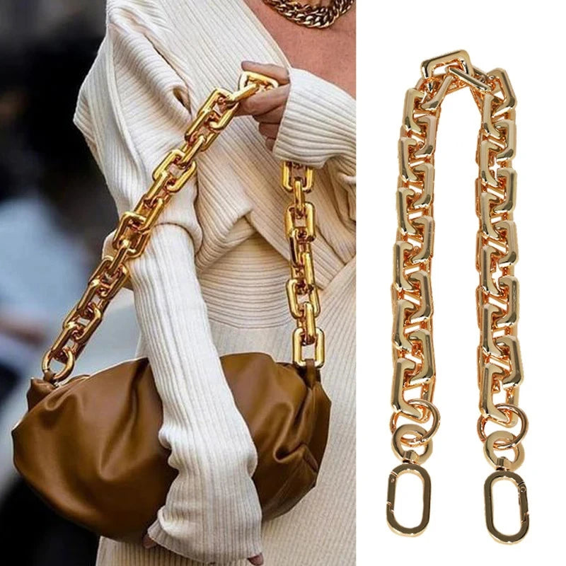 60cm Acrylic Chain for Women Shoulder Bag DIY Replacement Chain Luxury Designer Handbags Straps Bag Accessories