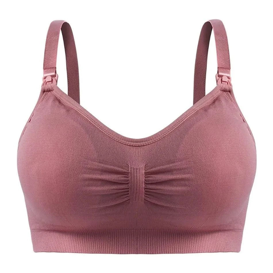 Maternity Bras Double Layer Seamless Bra Pregnancy Clothes Prevent Sagging Breastfeeding Women's Breathable lactancia Bra