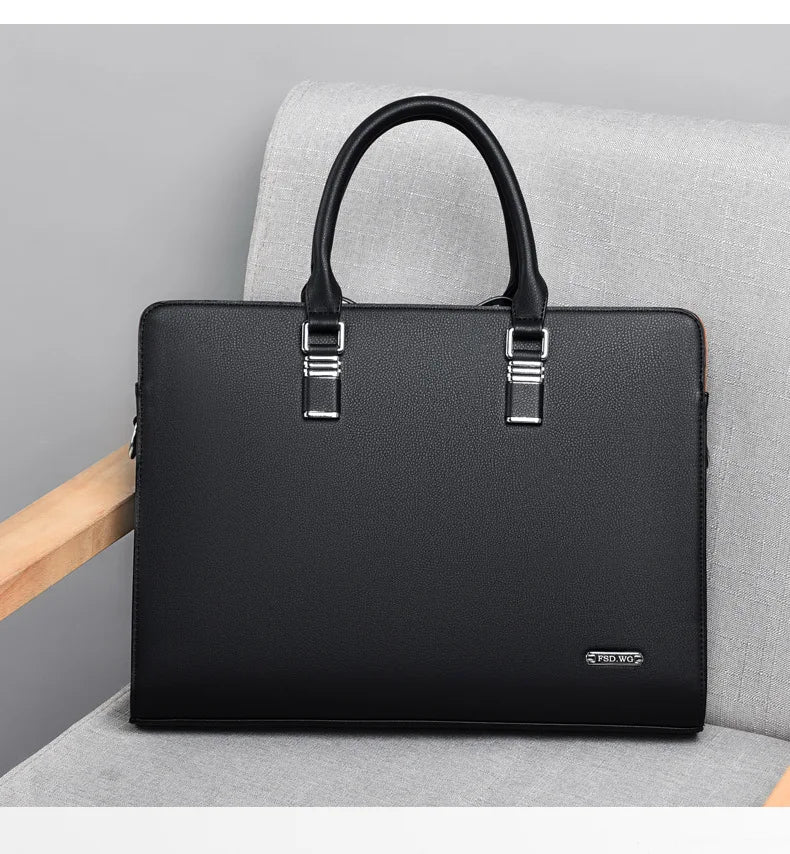 Men Business Briefcase for Husband Shoulder Bag MaLE Laptop Briefcases Bags Large Capacity Men's Handbag Bolso Grande Mujer