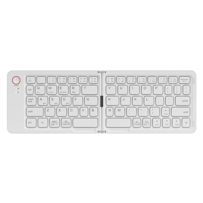 Mini Portable Foldable Wireless Keyboard Ultra Slim Touchpad Bluetooth Keyboard Rechargeable Folding Keyboard for Tablet Laptop