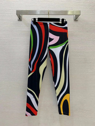 European Fashion Design Women's Two-piece Swimsuits Sexy Tight Fitting Vest Pants Swimwear Sports Yoga Suits Beach Casual Bikini